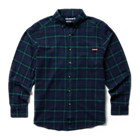 Hastings Flannel Shirt, Navy Plaid, dynamic 1