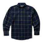 Hastings Flannel Shirt, Dark Navy Plaid, dynamic 1