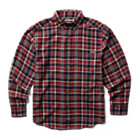 Hastings Flannel Shirt, Barn Red Plaid, dynamic 1