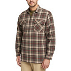 Hastings Sherpa Lined Zip Shirt-Jac, Black Olive Plaid, dynamic 2