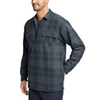 Hastings Sherpa Lined Zip Shirt-Jac, Dark Slate Plaid, dynamic 6