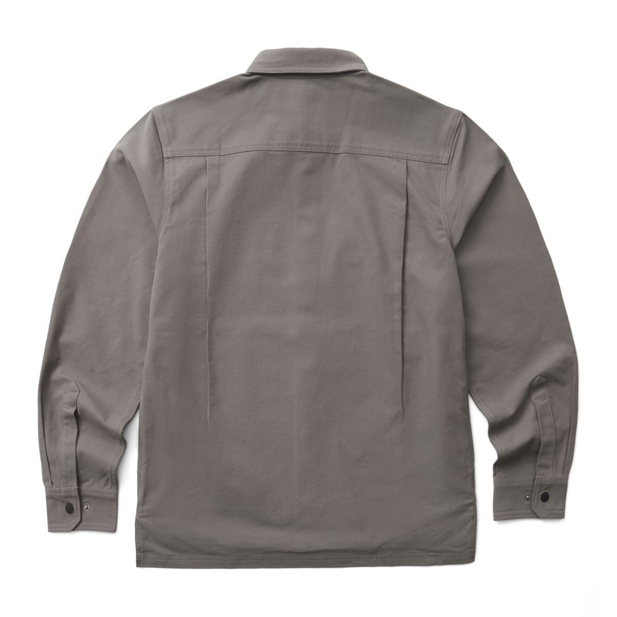 Steelhead Stretch Canvas Overshirt, Greystone, dynamic 2