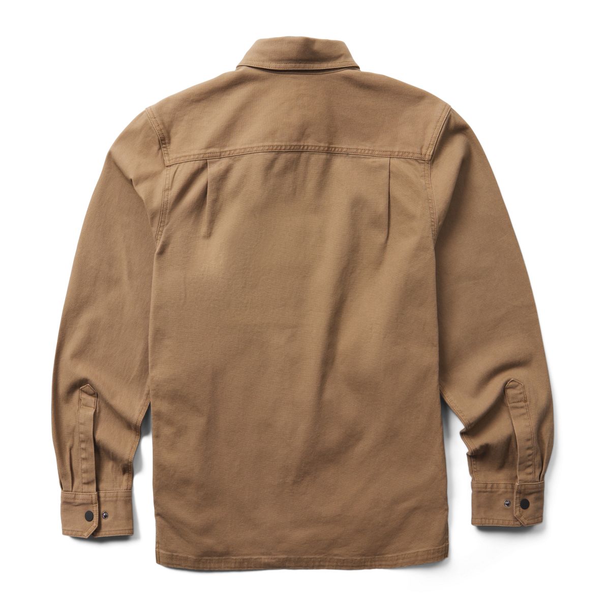 Steelhead Stretch Canvas Overshirt, Hickory, dynamic 2