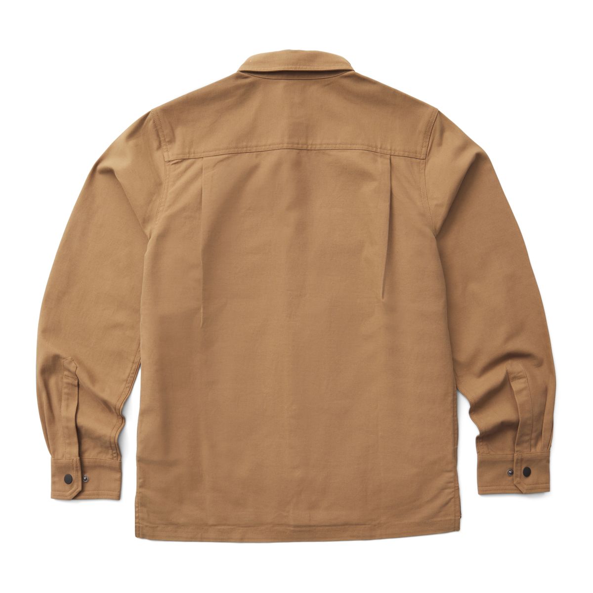 Steelhead Stretch Canvas Overshirt, Hickory, dynamic 2
