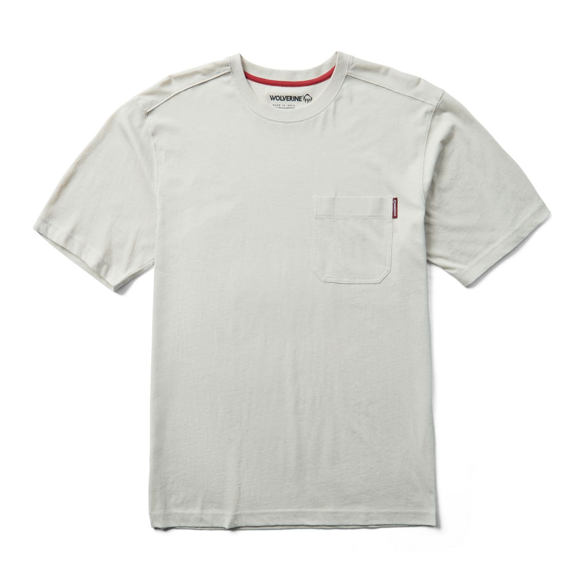 Classic Short Sleeve Pocket Tee, Stone, dynamic 1