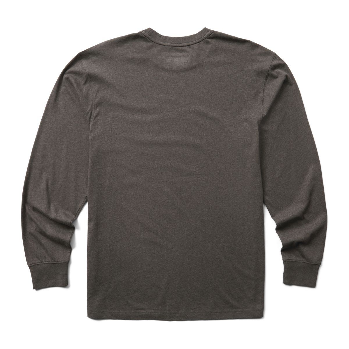 Classic Long Sleeve Pocket Tee, Charcoal Heather, dynamic 2