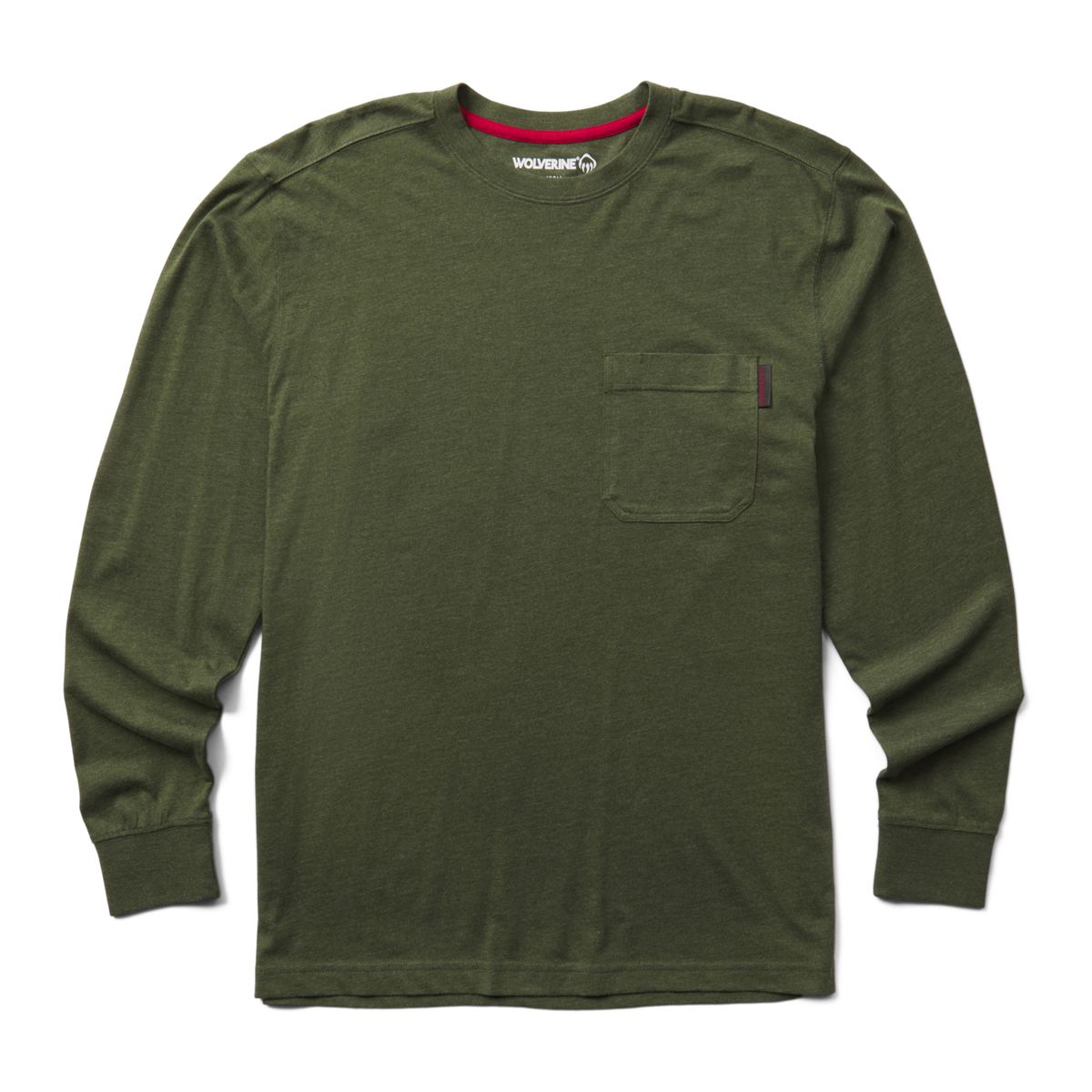 Classic Long Sleeve Pocket Tee, Grove, dynamic 1