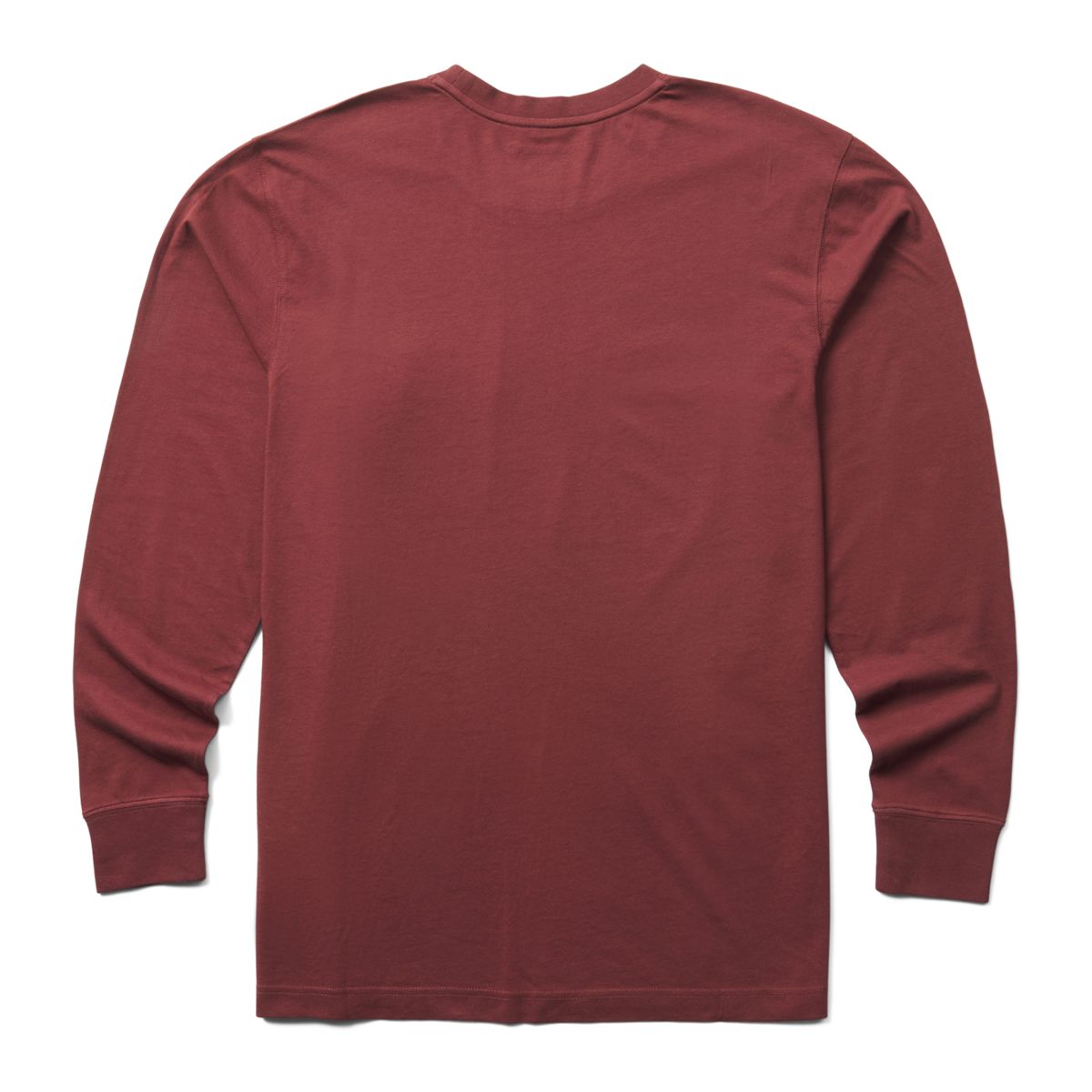 Classic Long Sleeve Pocket Tee, Oxblood, dynamic 2
