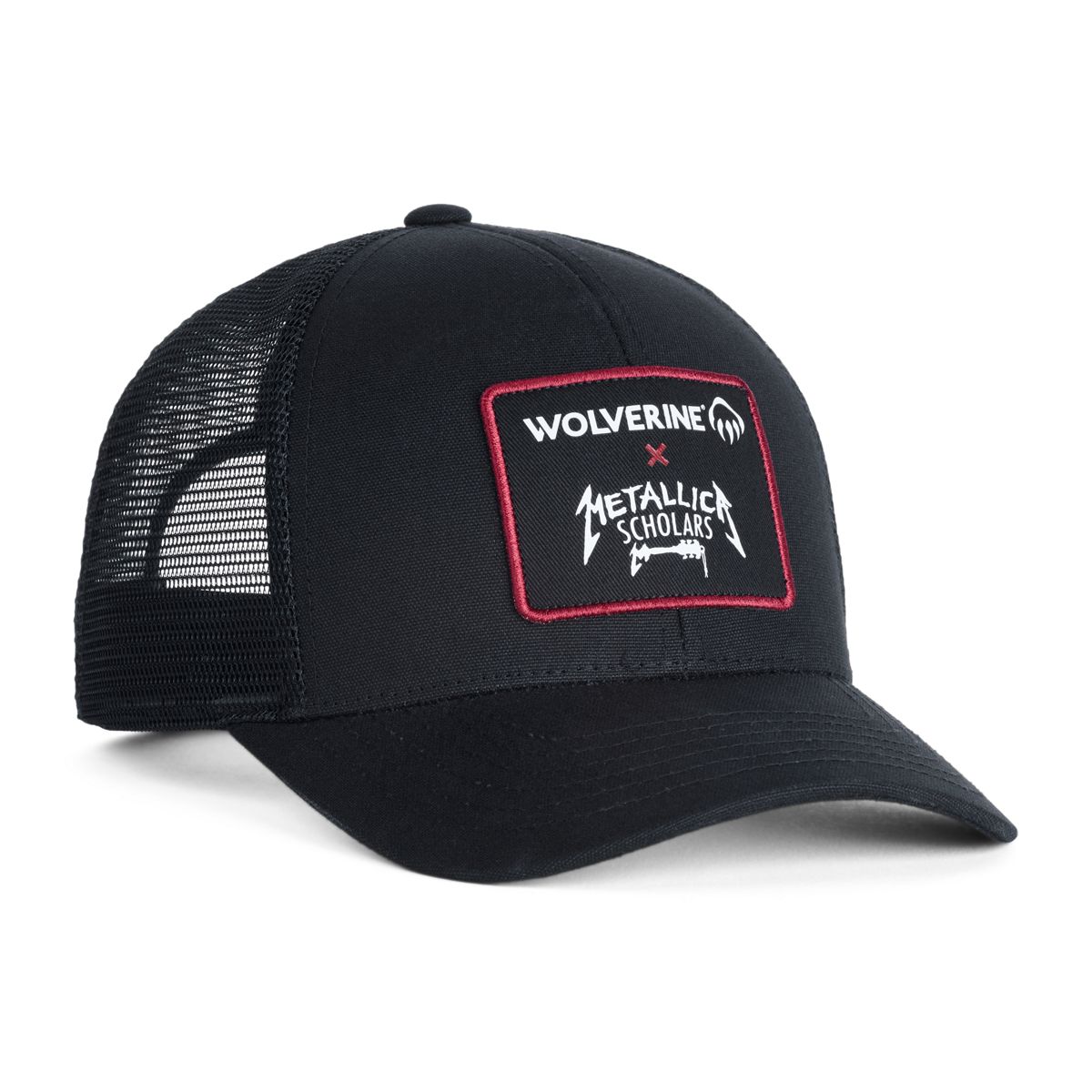 Wolverine x Metallica Scholars Trucker Hat, Black, dynamic 2