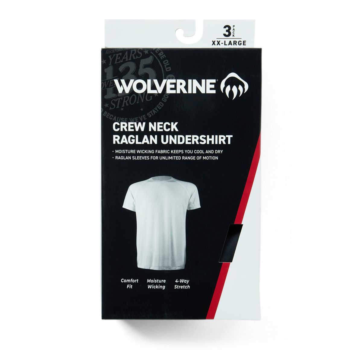 Multipack Crew Neck Undershirt, Black, dynamic 3