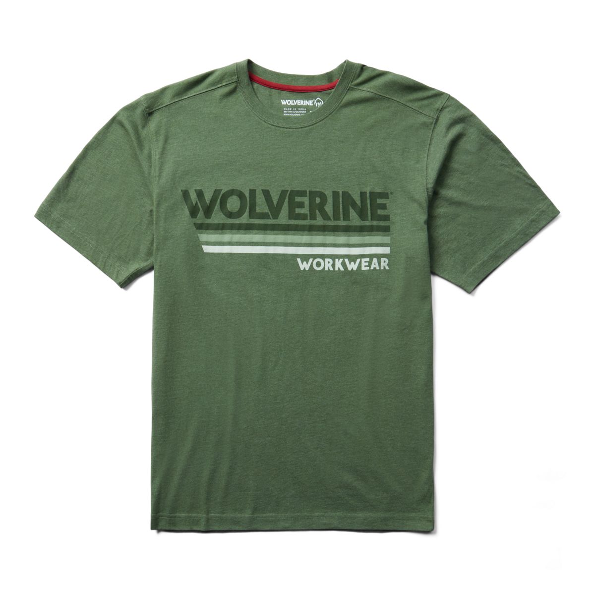 Classic Short Sleeve Graphic Tee, Bronze Green, dynamic 1