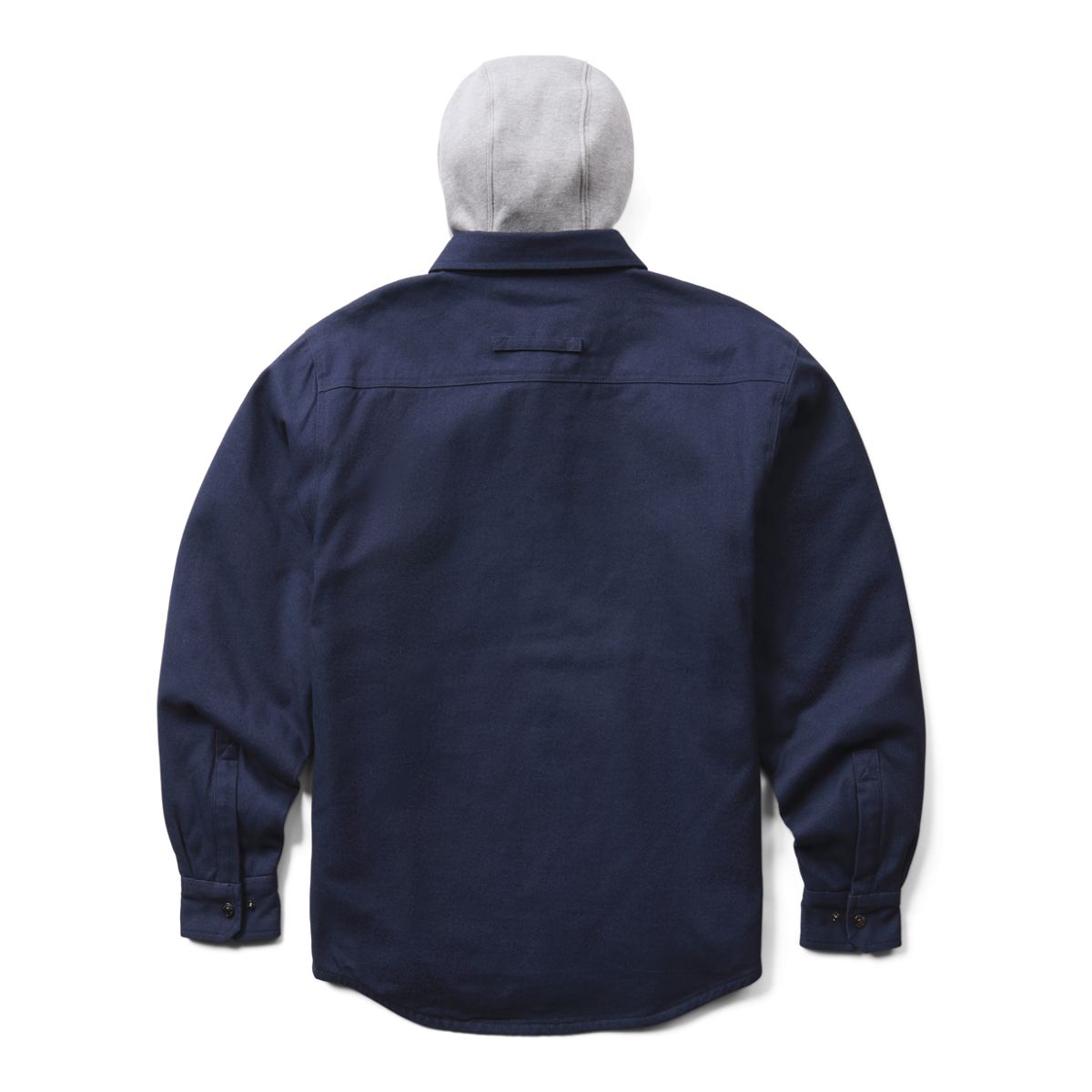 Hooded canvas shirt jacket best sale