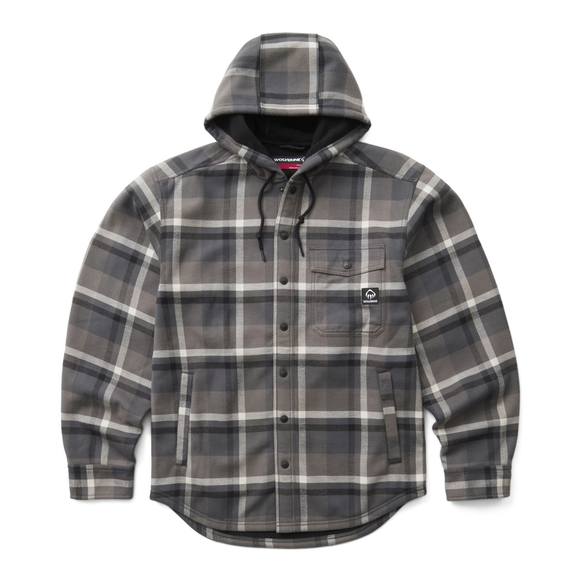 Bucksaw II Hooded Shirt Jac, Dark Shadow, dynamic
