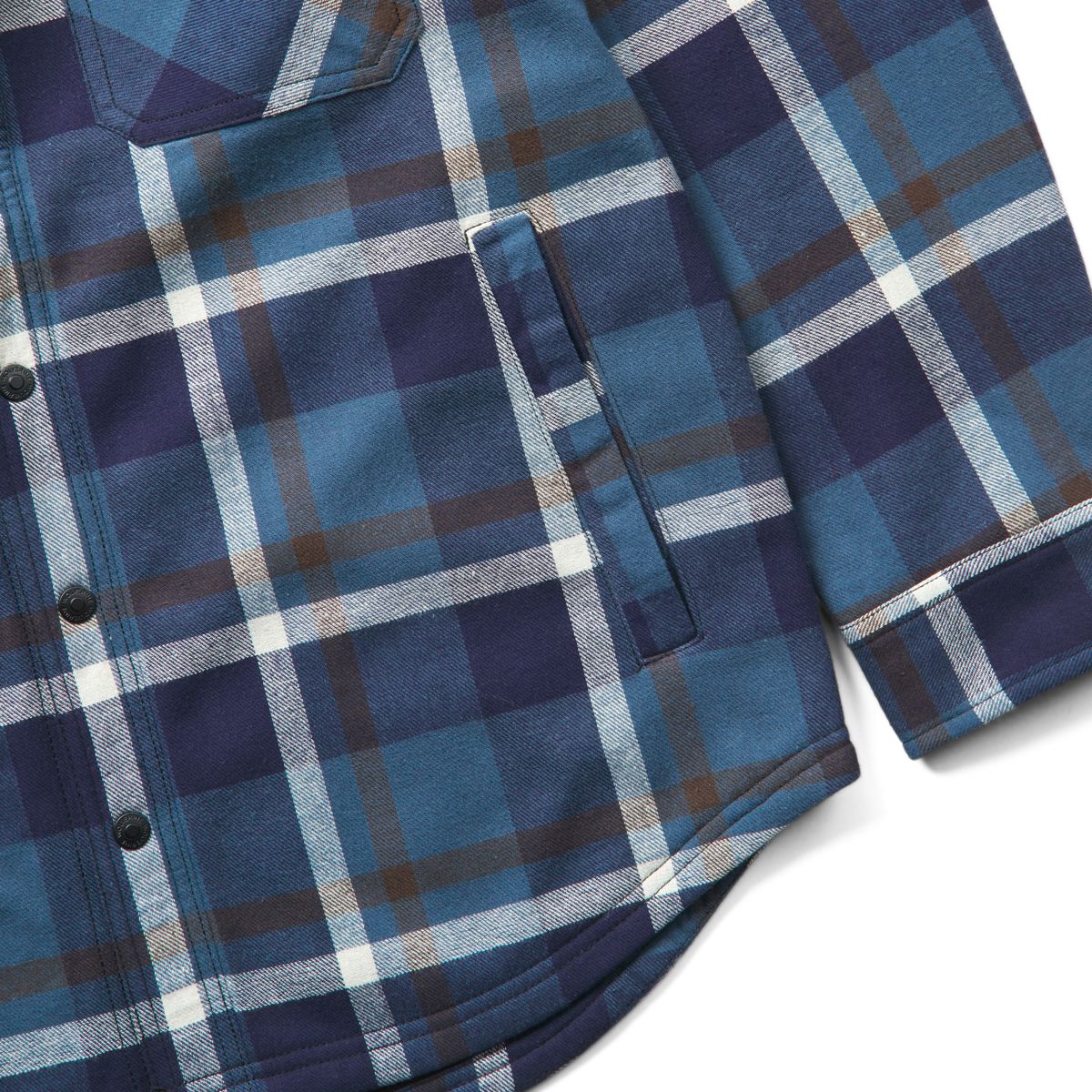 Bucksaw II Hooded Shirt Jac, Dusk Blue, dynamic 4