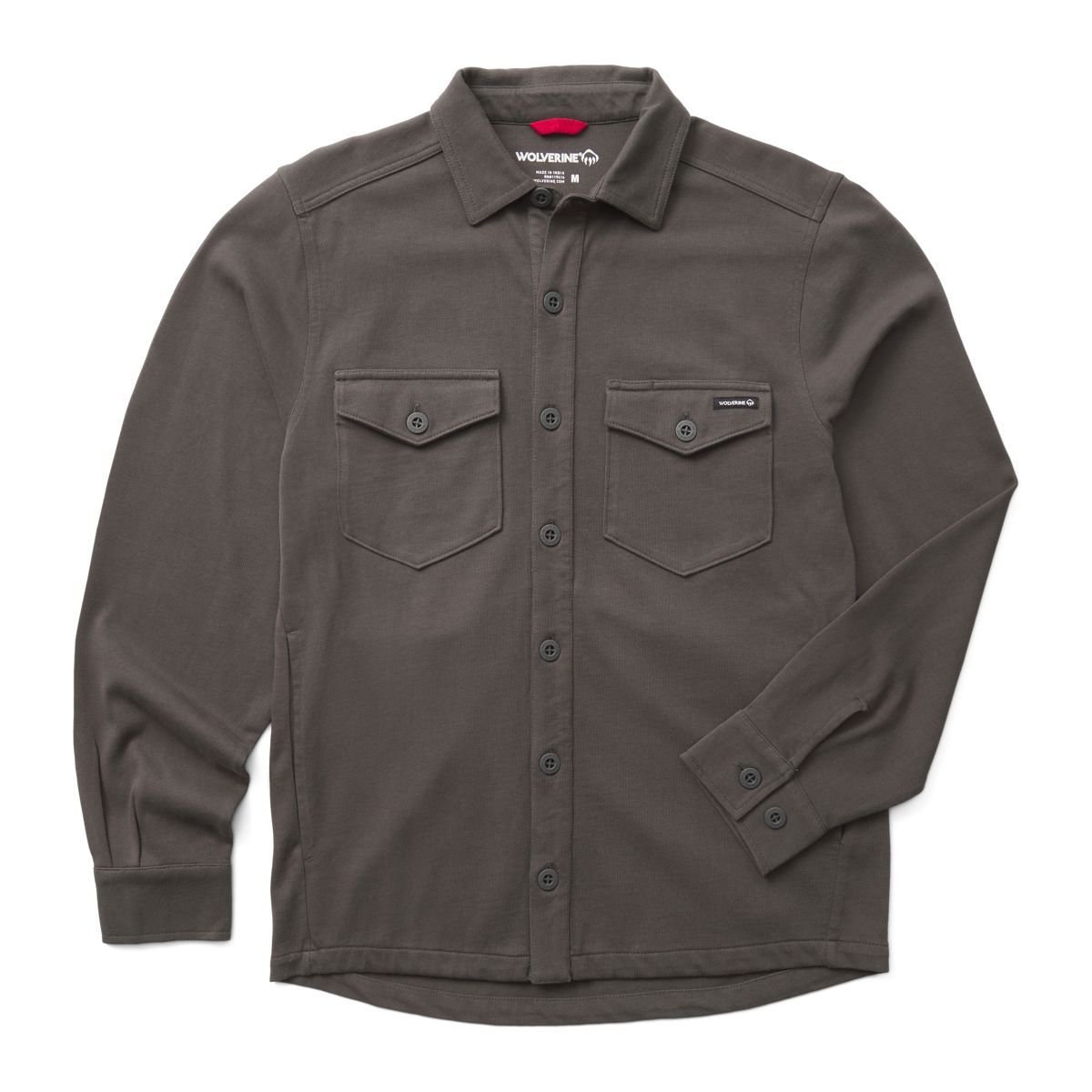 Harbor Jersey Overshirt, Dark Shadow, dynamic