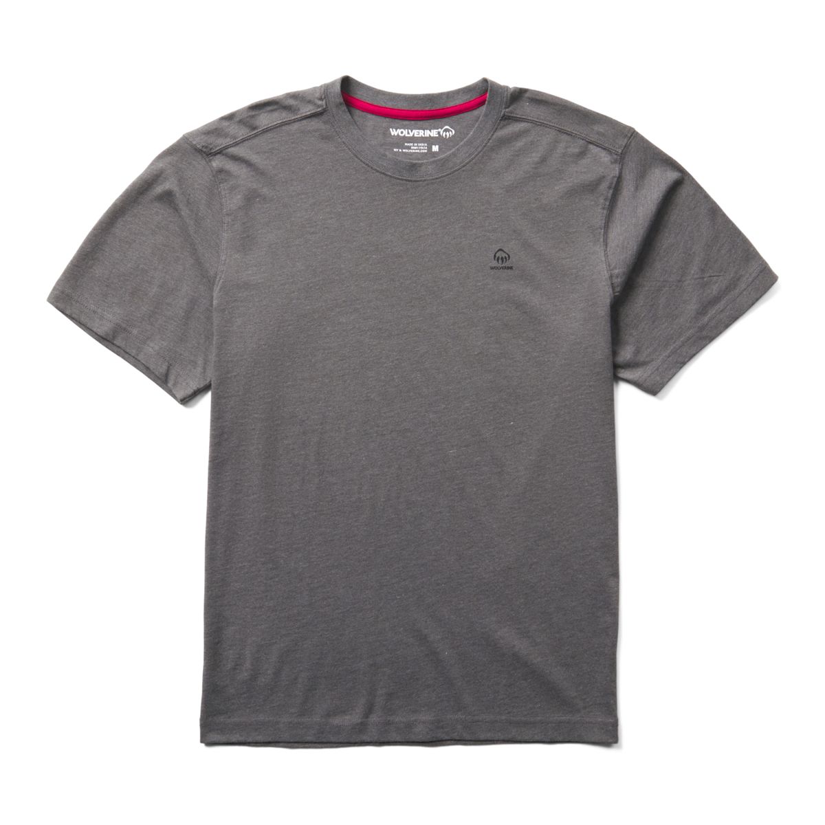 Classic Short Sleeve Graphic Tee, Charcoal, dynamic 2