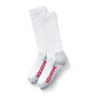 2-pk. Steel Toe Cotton Mid-Calf Sock, White/Grey, dynamic 2