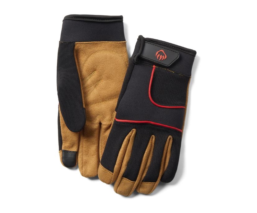 Pipeline Gloves, Black/Gold, dynamic 1