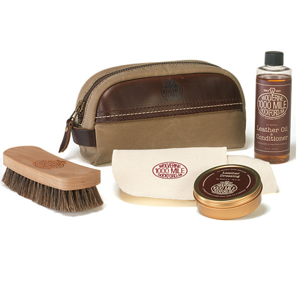 1000 Mile Leather Care Kit, Brown, dynamic