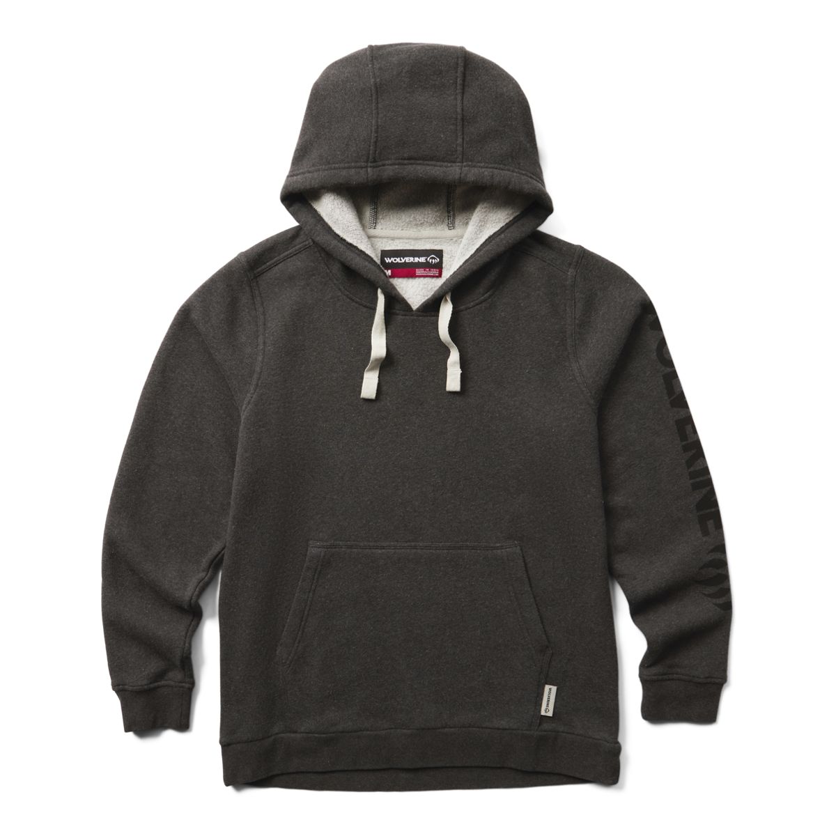 Midweight Graphic Hoody, Dark Grey Heather, dynamic 1