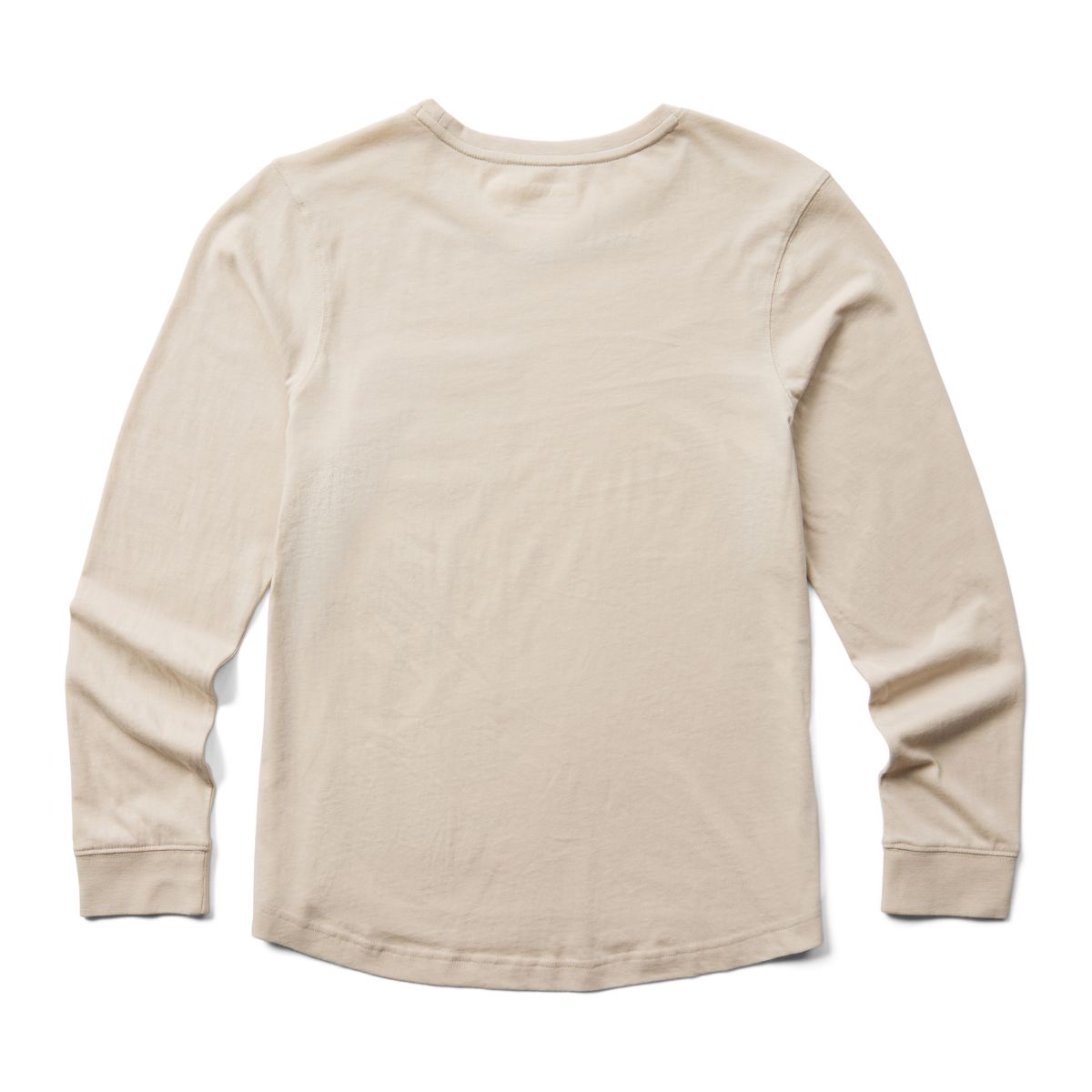 Classic Pocket Long Sleeve Tee, Stone, dynamic 2