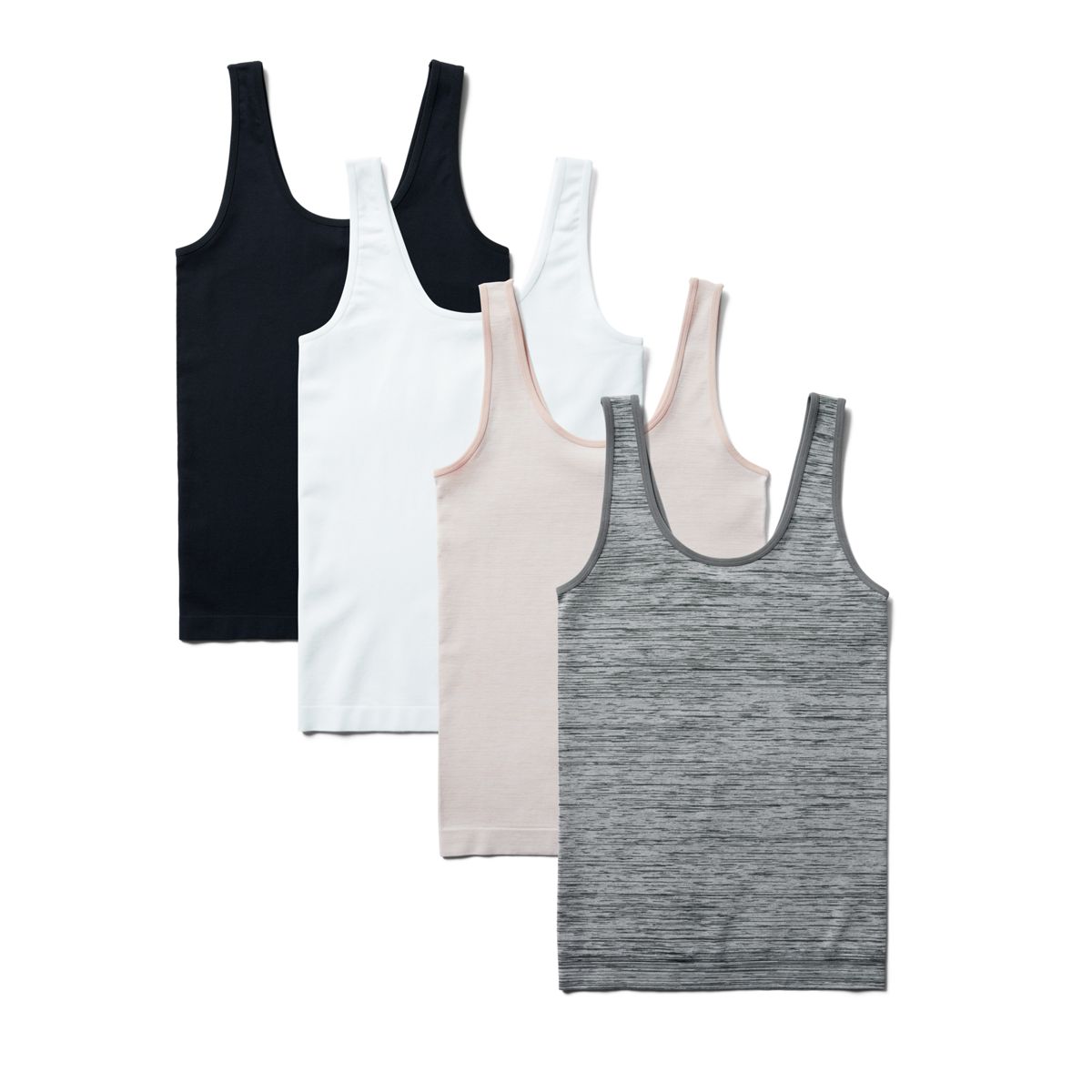 Cami Tank, White, dynamic 3