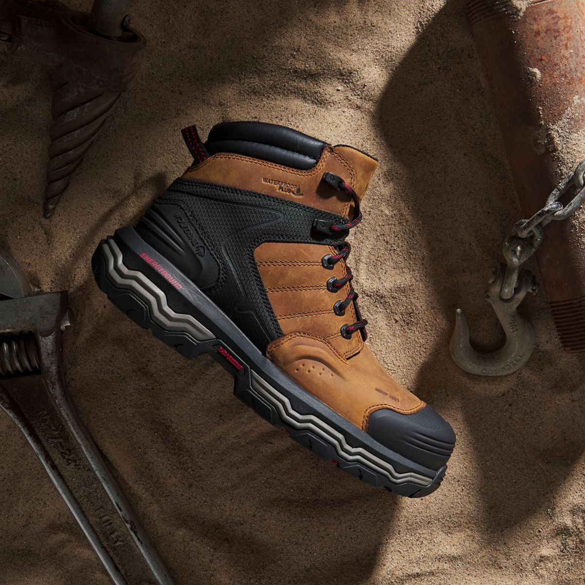 Alpha ft Wolverine Infinity System 6" CarbonMax® Work Boot, Dark Tan, dynamic 2