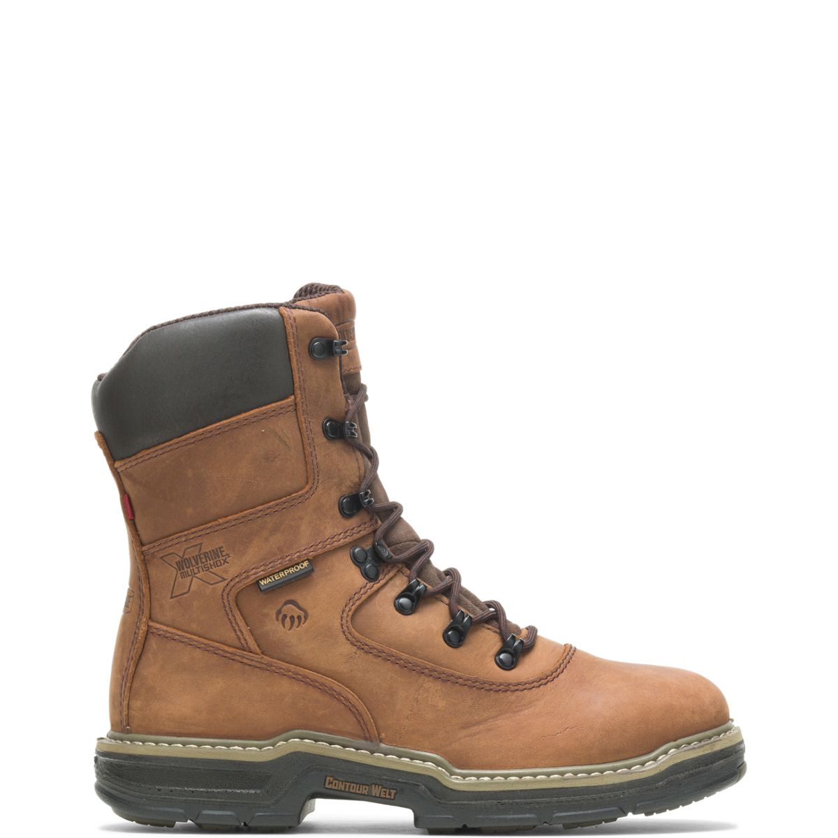 wolverine lace up steel toe boots