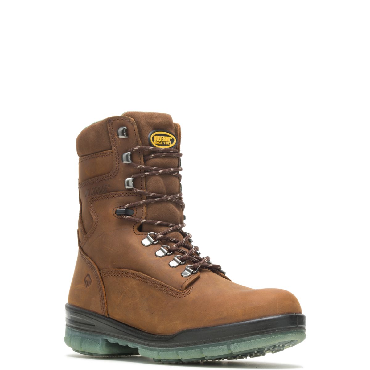 I-90 DuraShocks® Waterproof Insulated Steel Toe 8" Work Boot, Stone, dynamic 2