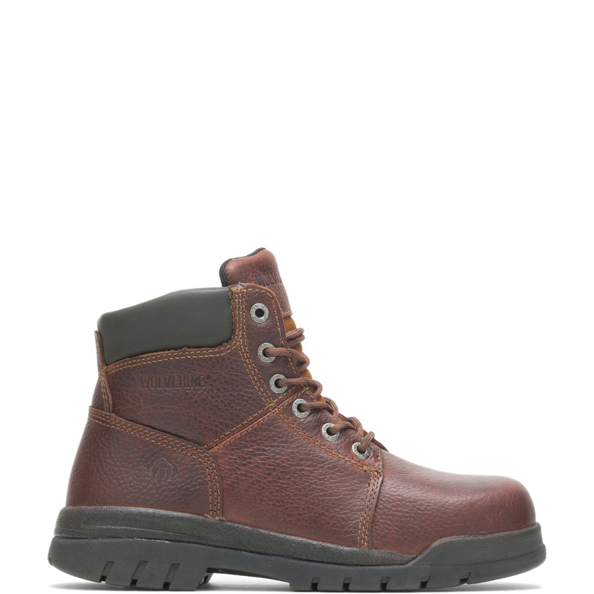 Marquette Steel-Toe 6" Work Boot, Walnut, dynamic 1