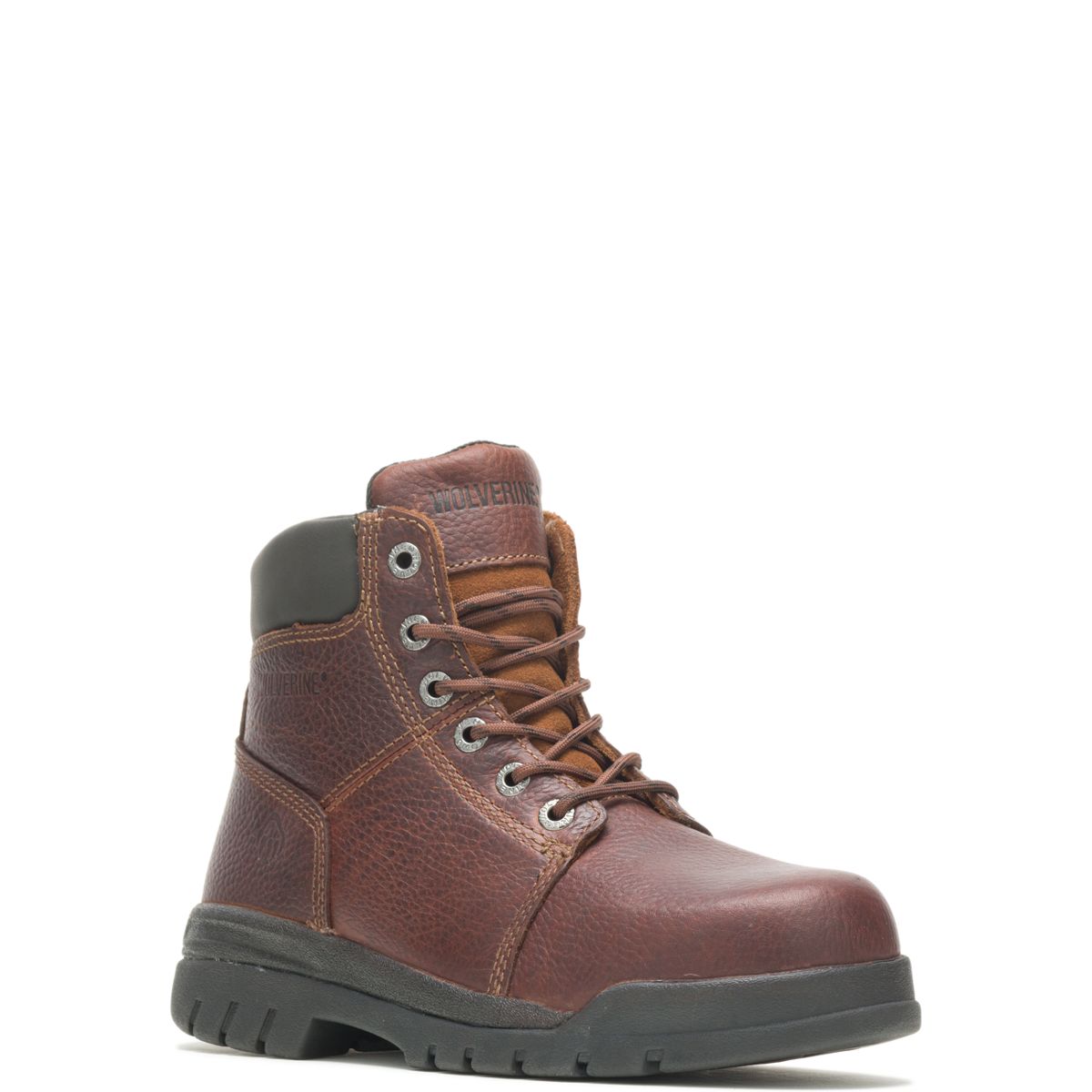 Marquette Steel-Toe 6" Work Boot, Walnut, dynamic 2