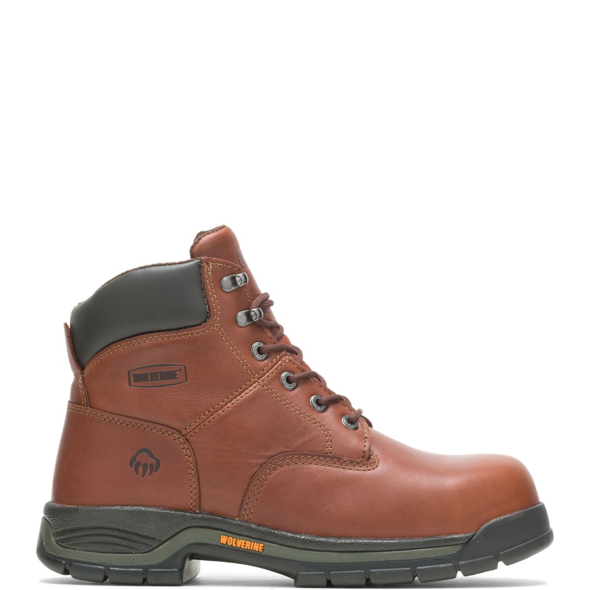 No lace clearance steel toe boots