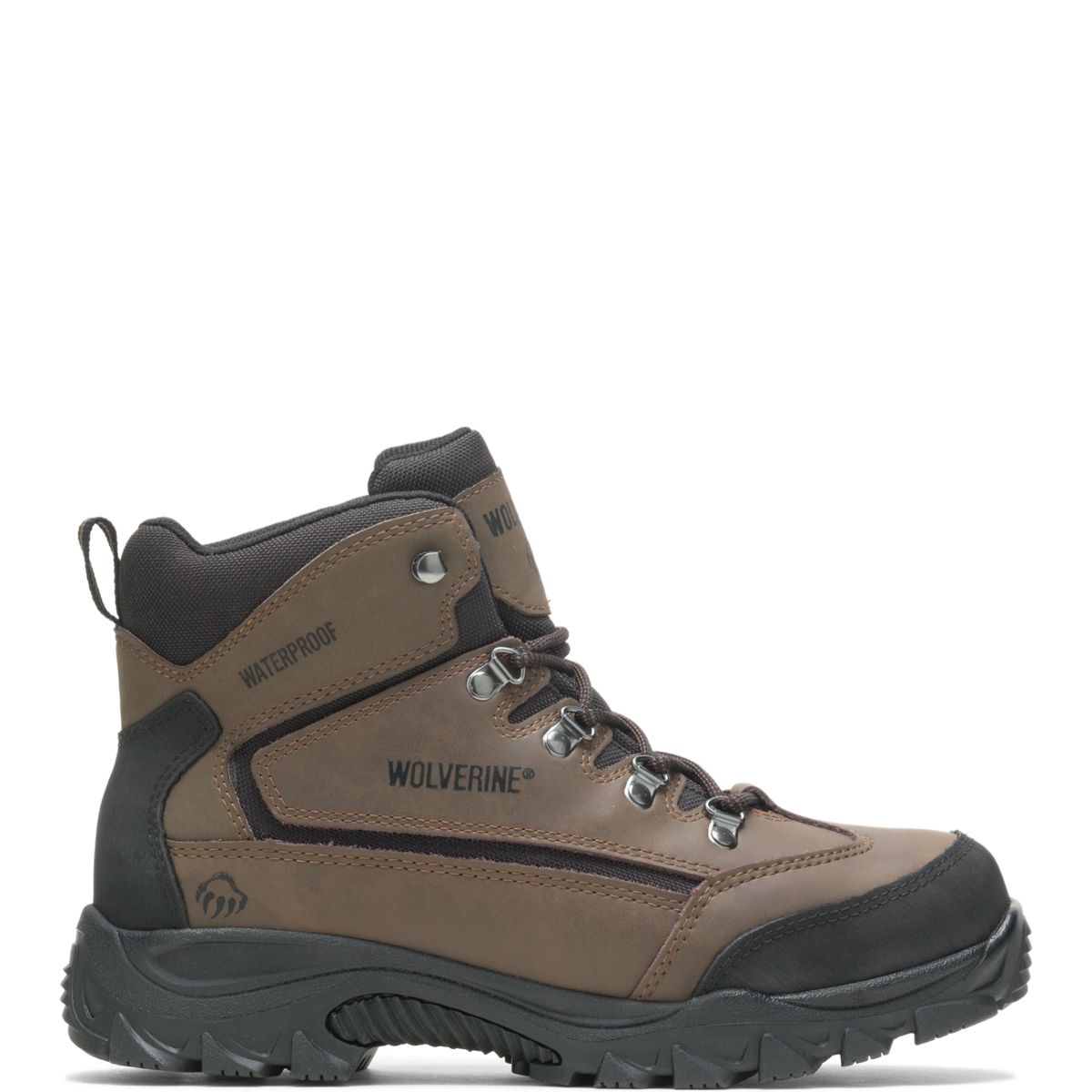 Spencer Waterproof Hiking Boot, Brown/Black, dynamic 1