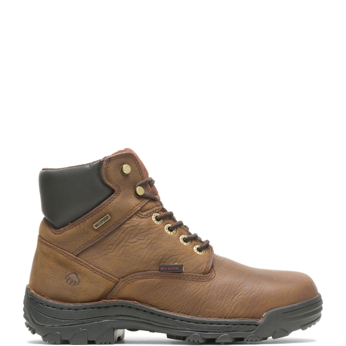 Durbin Waterproof 6" Work Boot, Brown, dynamic 1