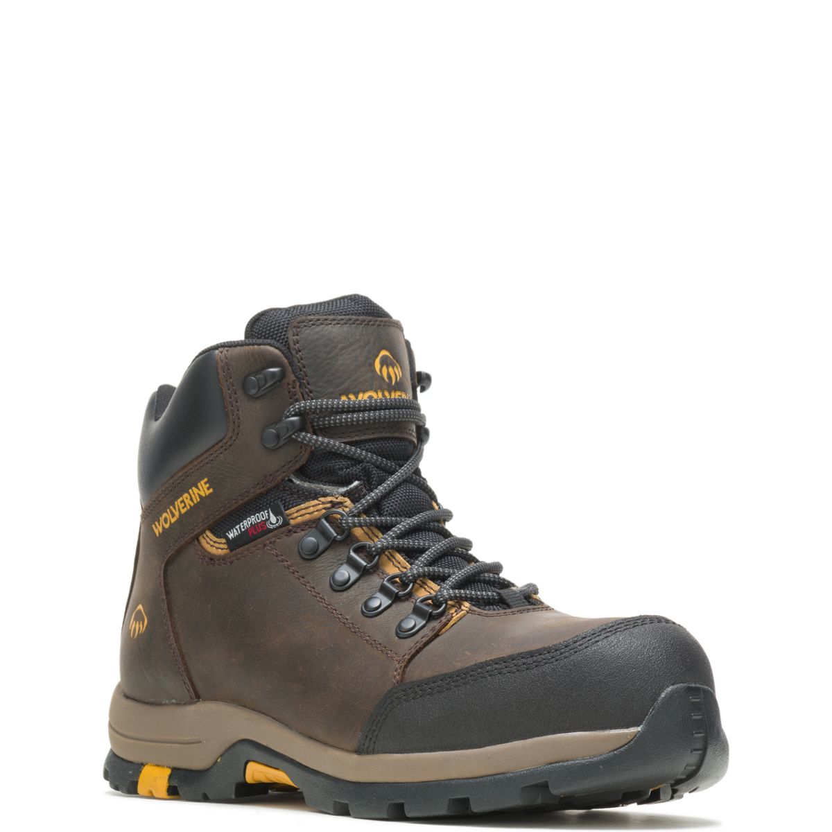 Work Hiker Mid Waterproof Steel-Toe Boot, Dark Coffee, dynamic 2