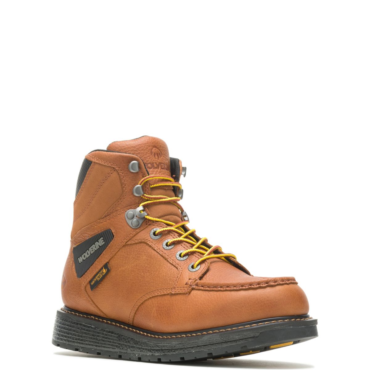 Hellcat UltraSpring™ Moc Toe Wedge 6" Work Boot, Tan, dynamic 2