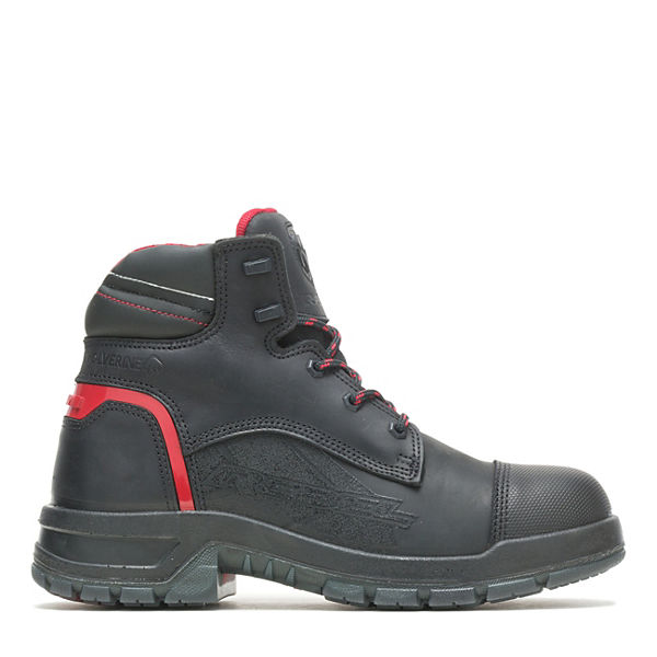 Ram Trucks Collection - Rebel Safety Toe Work Boot, Black/Red, dynamic