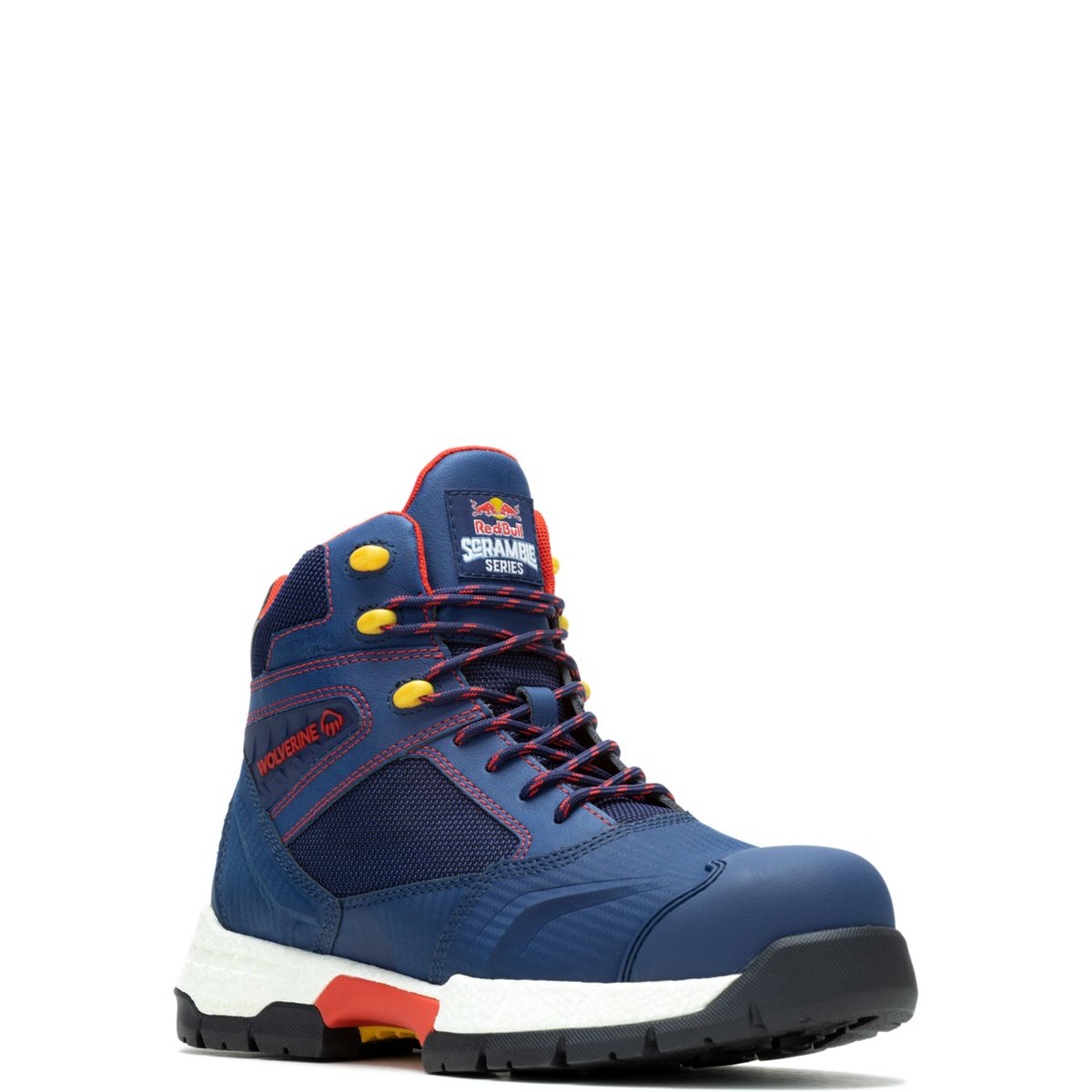 Wolverine x Red Bull Scramble Series Rush UltraSpring™ Boot, Blue, dynamic 3