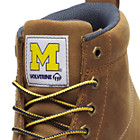Wolverine x Valiant University of Michigan Floorhand Moc Toe Work Boot, Tan, dynamic 4