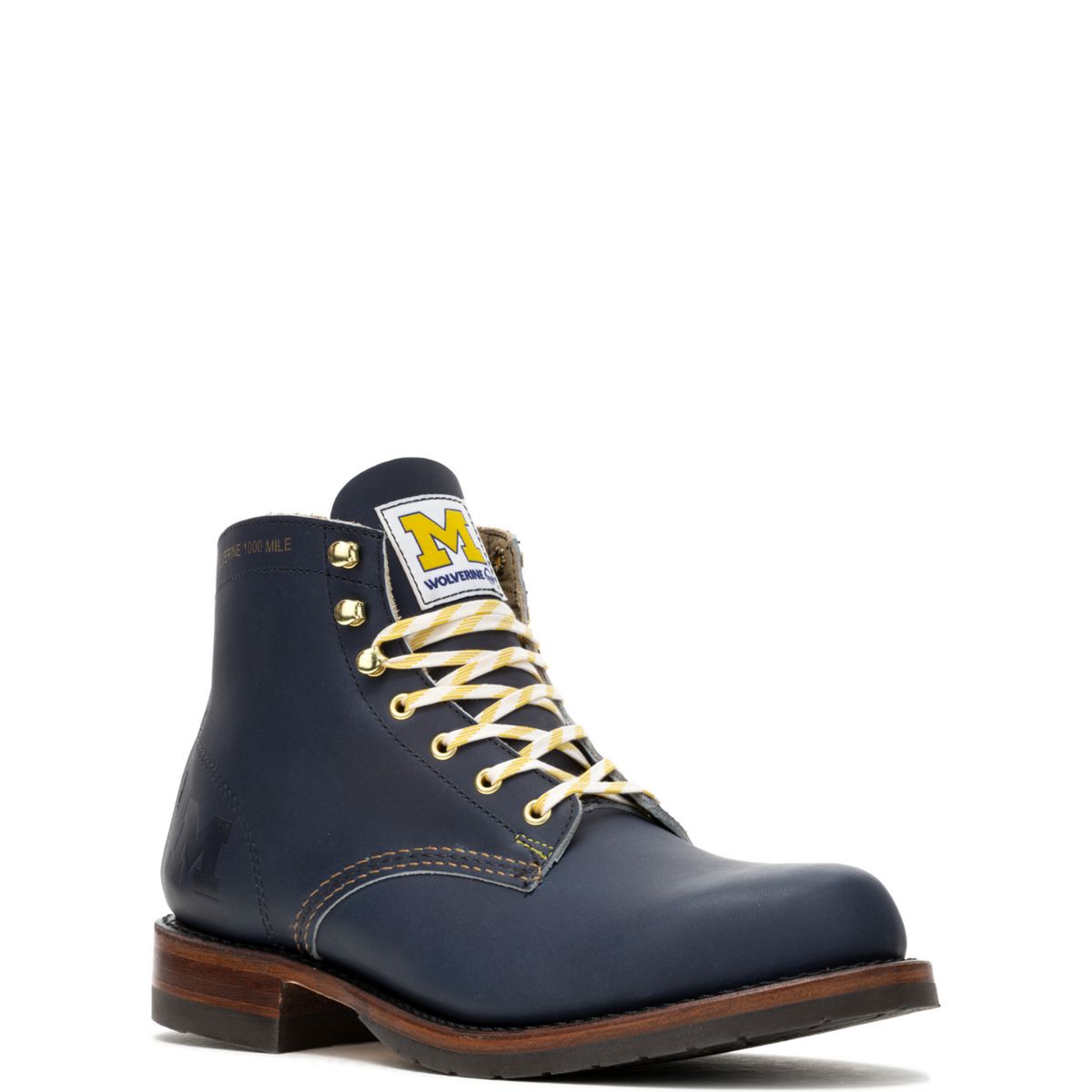 Wolverine x University of Michigan Team #144 Commemorative 1000 Mile Boot, Navy, dynamic 5