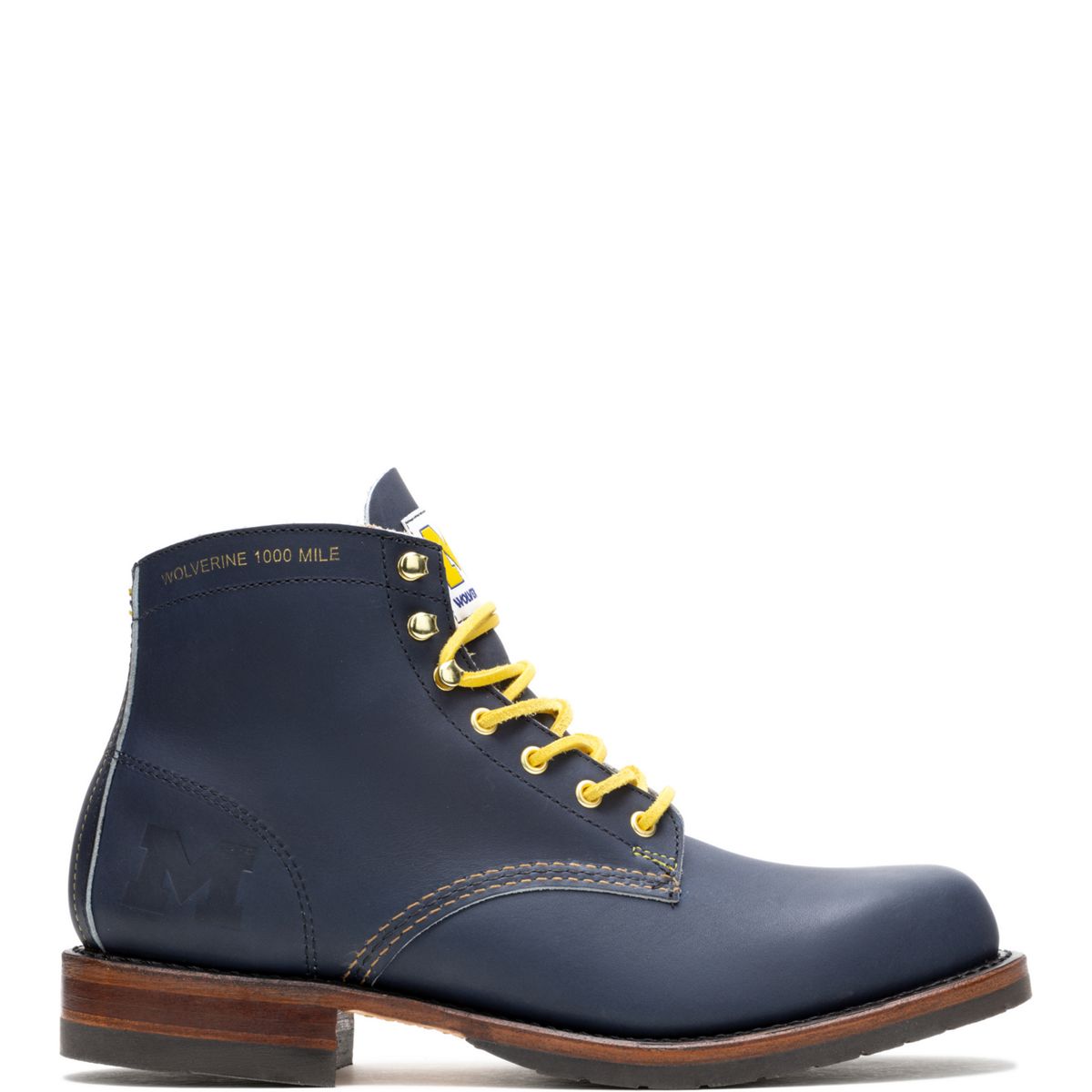 Wolverine x University of Michigan Team #144 Commemorative 1000 Mile Boot, Navy, dynamic 1