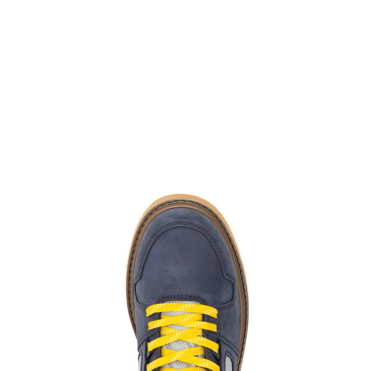 Men's Wolverine x Valiant University of Michigan Maker Wedge 6" Work Boot, Navy, dynamic 5