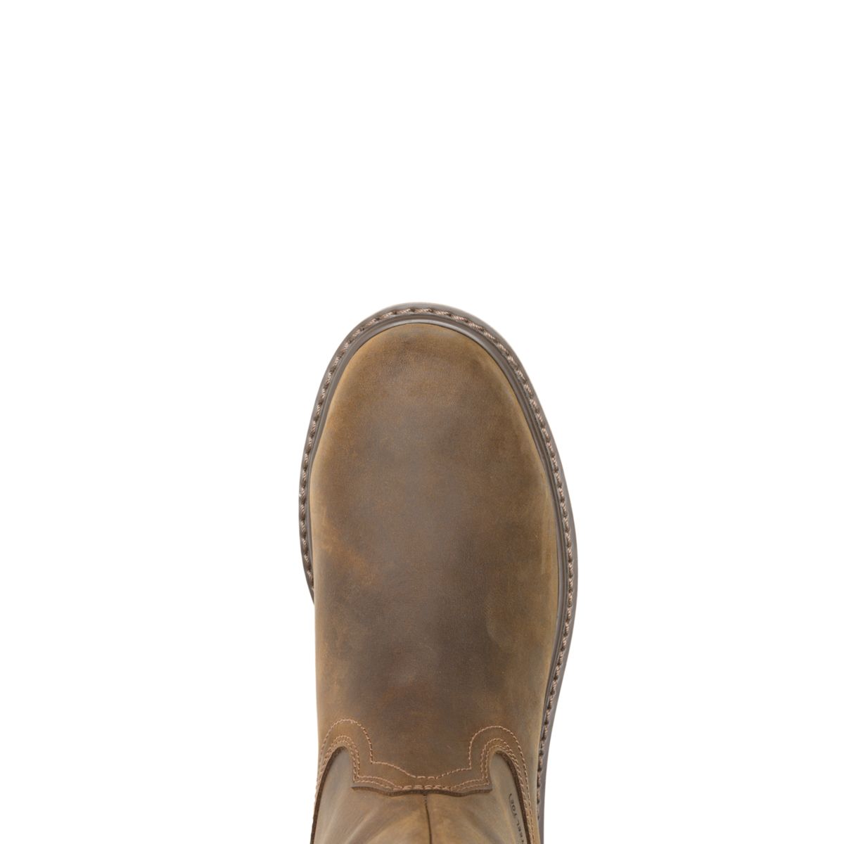Wolverine x Jordan Davis Bronc Wedge Steel-Toe​ Waterproof Work Wellington, Dark Brown, dynamic 6
