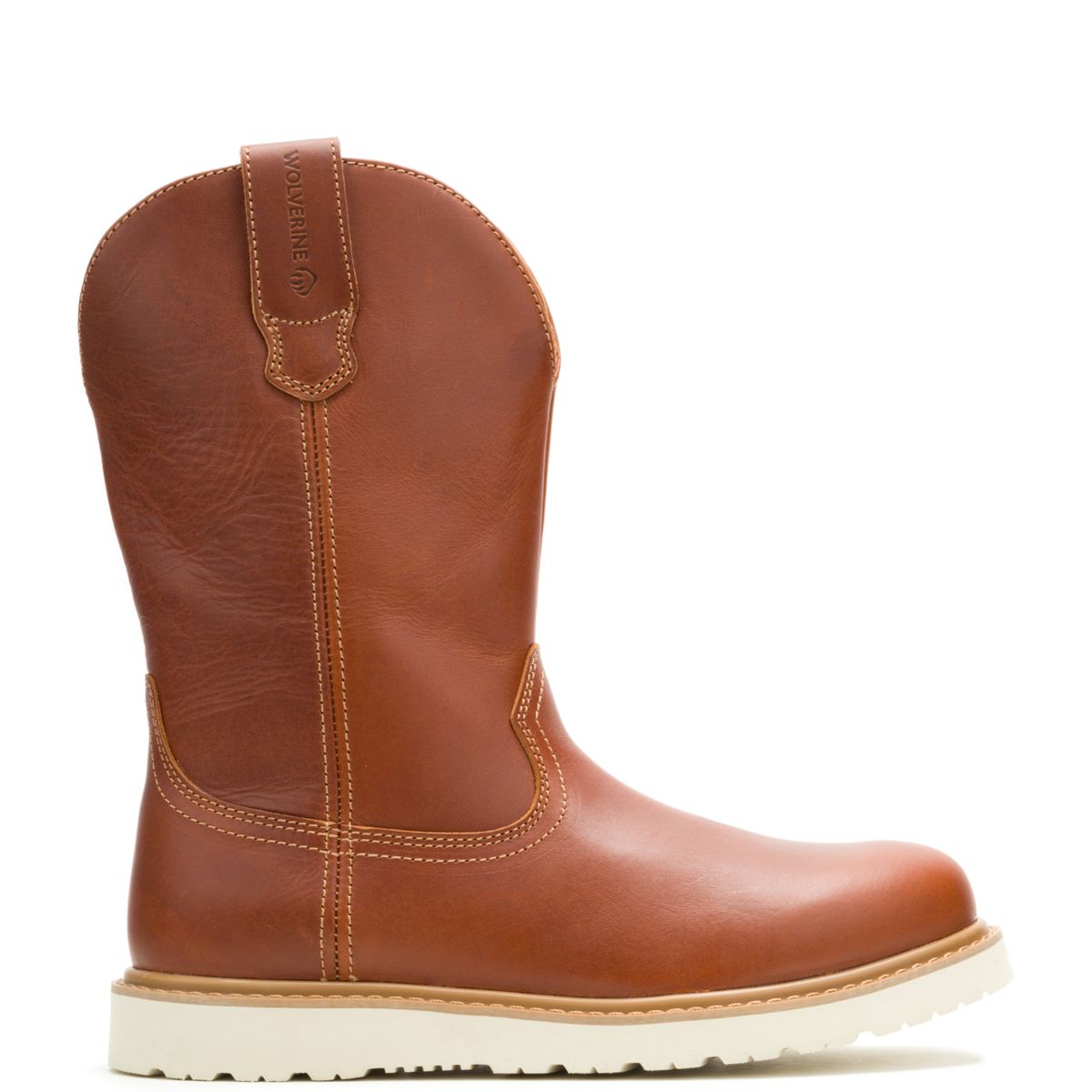 Wolverine x Jordan Davis Bronc Wedge Soft-Toe​ Wellington, Sunset Wheat, dynamic 1