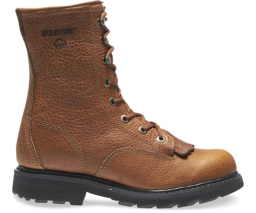 Men - Herrin 8" Kiltie Lacer Work Boot - 8" Boots | OnlineShoes
