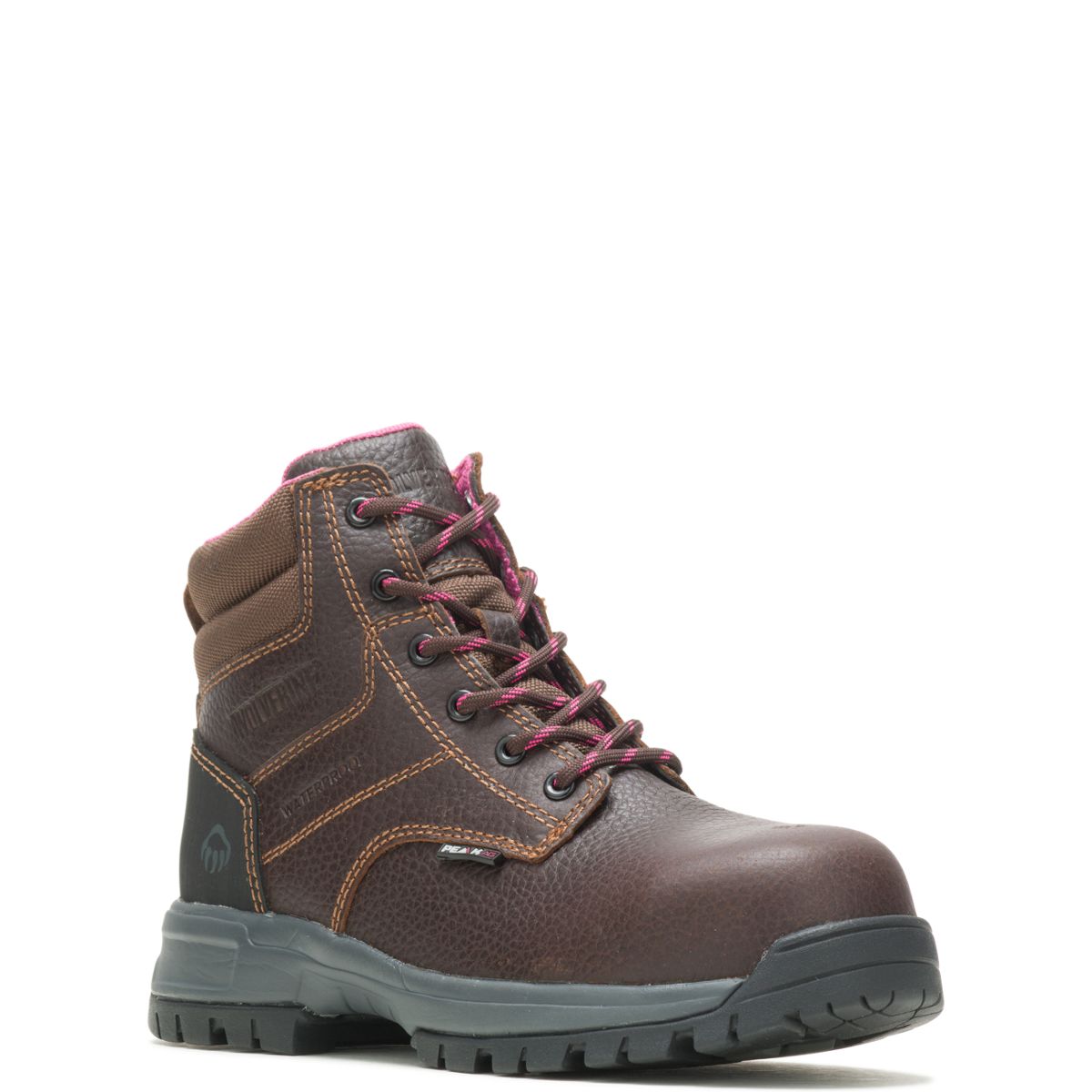 Piper Waterproof Composite-Toe 6" Work Boot, Brown, dynamic 2