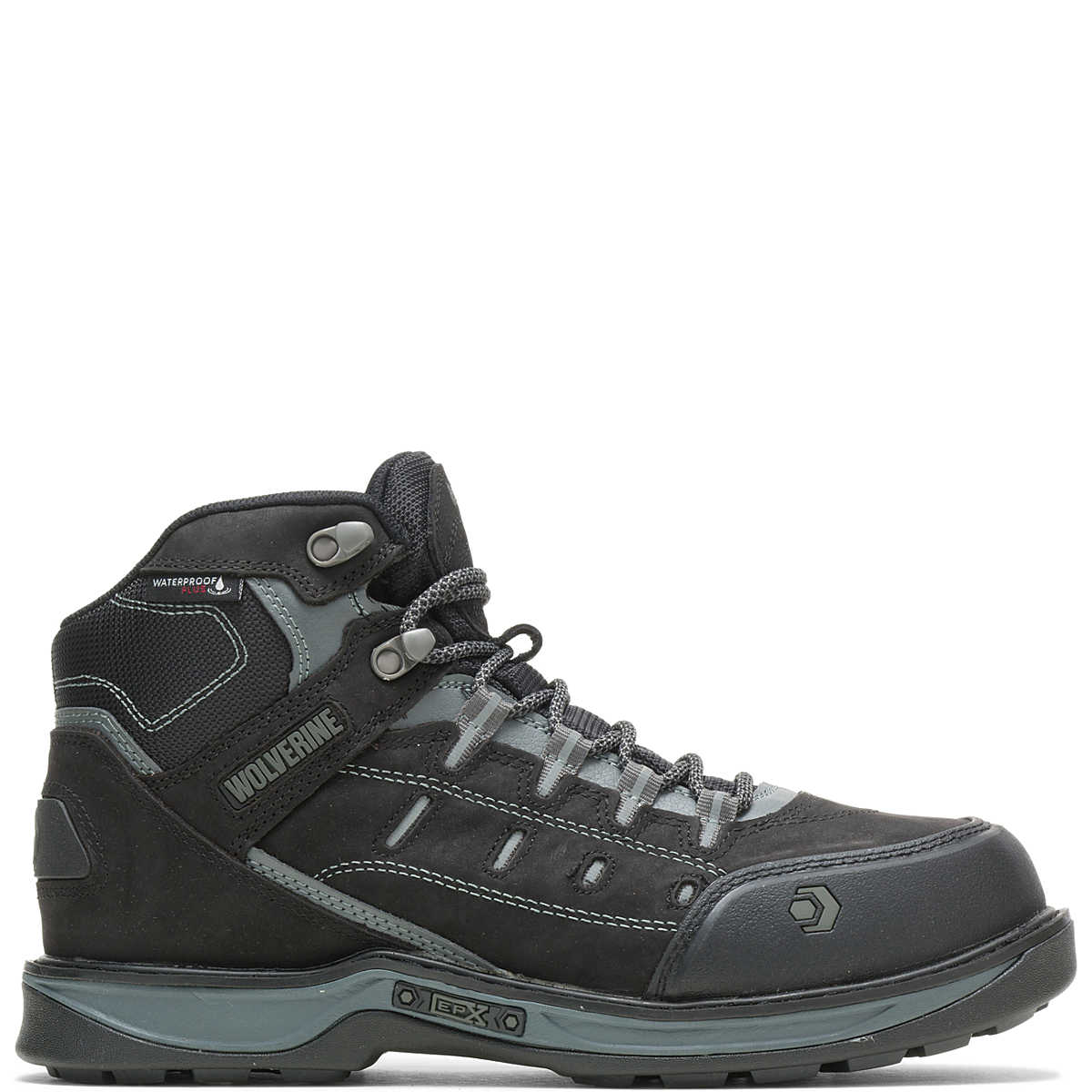 Edge LX EPX® Waterproof CarbonMAX®  Work Boot, Black/Grey, dynamic 1