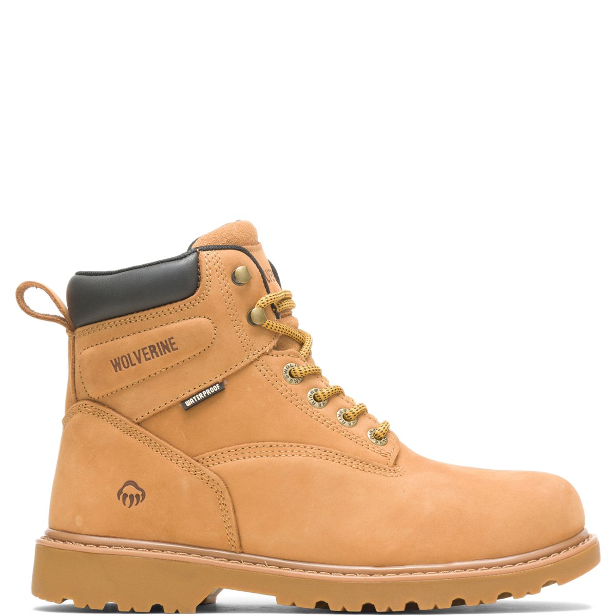 Floorhand Waterproof Steel-Toe 6" Work Boot, Wheat, dynamic 1