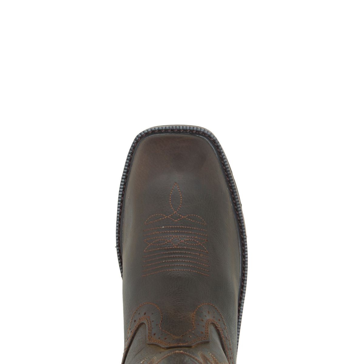 Rancher Square-Toe Steel-Toe Wellington, Dk Brown/Rust, dynamic 5