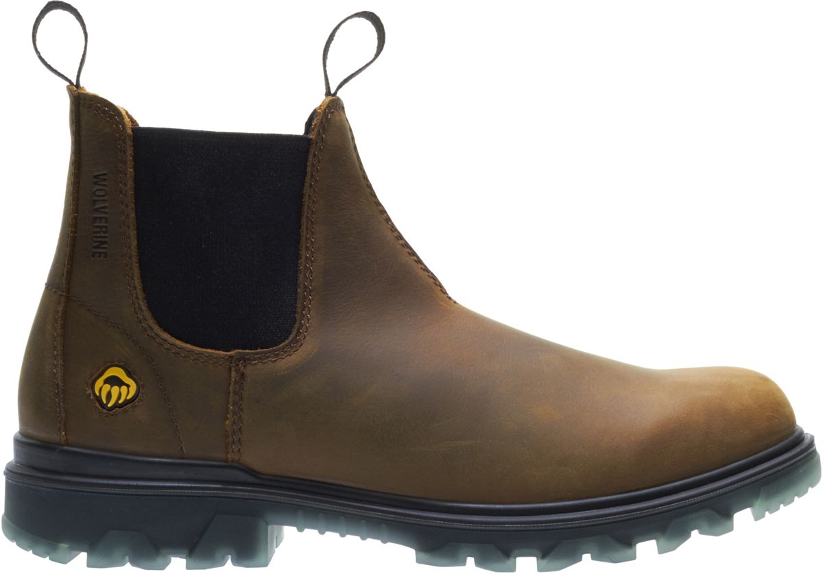 wolverine men's slip on boots